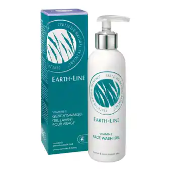 De Online Drogist Earth line vitamine e gezichtswasgel 200ml aanbieding