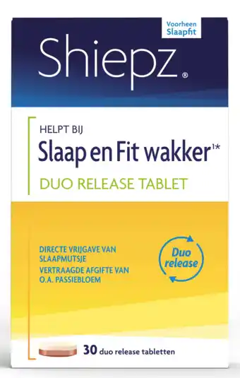 De Online Drogist Shiepz slaapfit tabletten 30tb aanbieding