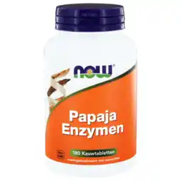 De Online Drogist Now papaja enzymen kauwtabletten 180tb aanbieding