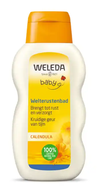 De Online Drogist Weleda baby calendula welterustenbad 200ml aanbieding