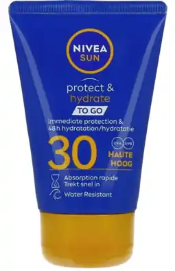 De Online Drogist Nivea sun protect & hydrate to go spf30 50ml aanbieding