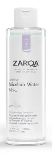 De Online Drogist Zarqa sensitive 3-in-1 micellair water 200ml aanbieding