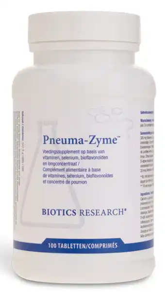 De Online Drogist Biotics pneuma-zyme tabletten 100tb aanbieding