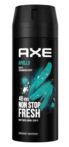 De Online Drogist Axe apollo deodorant & bodyspray 150ml aanbieding