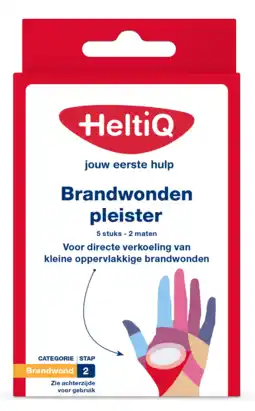 De Online Drogist Heltiq brandwondenpleister 5st aanbieding