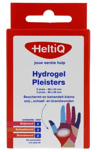 De Online Drogist Heltiq brandwondenpleister 5st aanbieding