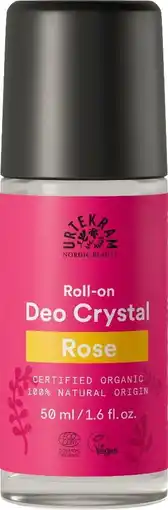 De Online Drogist Urtekram rose deoroller crystal 50ml aanbieding