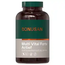 De Online Drogist Bonusan multi vital forte actief tabletten 180tb aanbieding