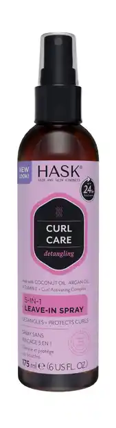 De Online Drogist Hask curl care 5in1 leave-in spray 175ml aanbieding