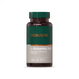 De Online Drogist Bonusan l-glutamine 500mg capsules 60cp aanbieding