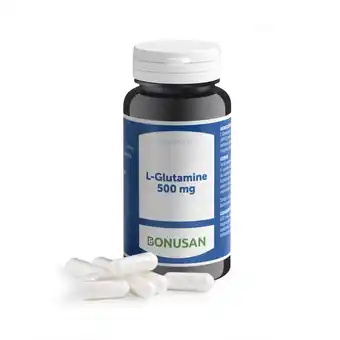 De Online Drogist Bonusan l-glutamine 500mg capsules 60cp aanbieding