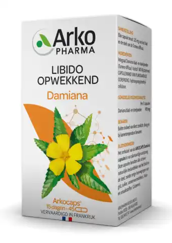 De Online Drogist Arkocaps damiana capsules 45cp aanbieding