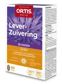 De Online Drogist Ortis lever-zuivering tabletten 60tb aanbieding