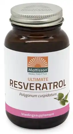 De Online Drogist Mattisson healthstyle ultimate resveratrol 98% 60vcp aanbieding