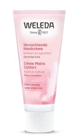 De Online Drogist Weleda verzachtende handcrème parfumvrij 50ml aanbieding