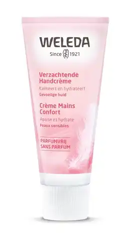 De Online Drogist Weleda verzachtende handcrème parfumvrij 50ml aanbieding