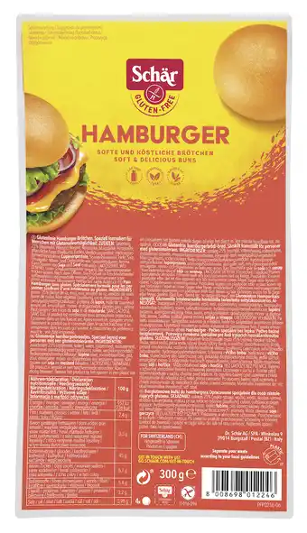 De Online Drogist Schar hamburgerbroodjes glutenvrij 300gr aanbieding