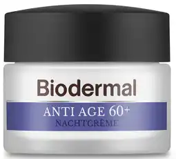 De Online Drogist Biodermal anti age nachtcrème 60+ 50ml aanbieding