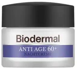 De Online Drogist Biodermal anti age nachtcrème 60+ 50ml aanbieding