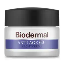 De Online Drogist Biodermal anti age nachtcrème 60+ 50ml aanbieding
