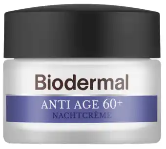 De Online Drogist Biodermal anti age nachtcrème 60+ 50ml aanbieding