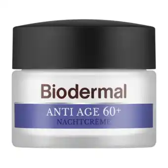De Online Drogist Biodermal anti age nachtcrème 60+ 50ml aanbieding