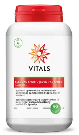 De Online Drogist Vitals elke dag sport tabletten 90tb aanbieding