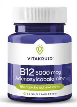 De Online Drogist Vitakruid b12 adenosylcobalamine 5000 mcg tabletten 60tb aanbieding
