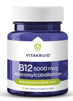 De Online Drogist Vitakruid b12 adenosylcobalamine 5000 mcg tabletten 60tb aanbieding