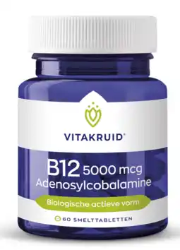 De Online Drogist Vitakruid b12 adenosylcobalamine 5000 mcg tabletten 60tb aanbieding