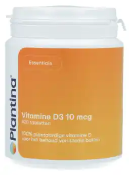 De Online Drogist Plantina essentials vitamine d tabletten 420tb aanbieding
