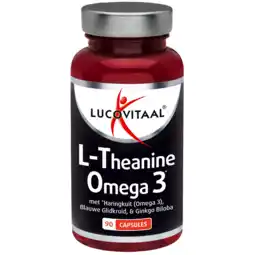 De Online Drogist Lucovitaal l-theanine omega-3 capsules 90cp aanbieding