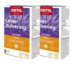 De Online Drogist Ortis methoddraine lever zuivering tabletten 2x60st 2x60tb aanbieding