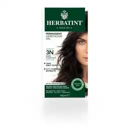 De Online Drogist Herbatint haarverf gel - 3n   donker kastanje 150ml aanbieding