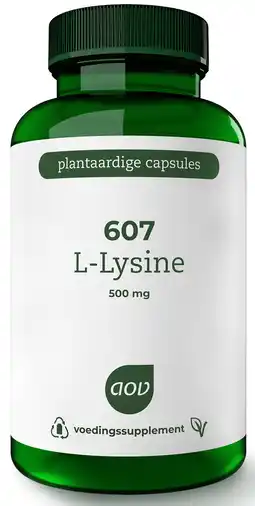 De Online Drogist Aov 607 l- lysine hcl 500mg vegacaps 90vcp aanbieding