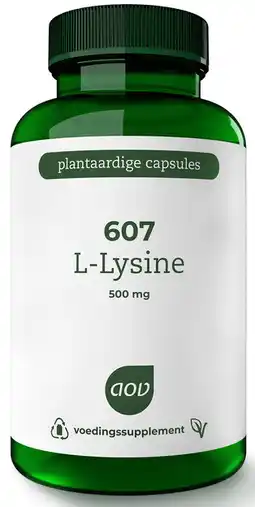 De Online Drogist Aov 607 l- lysine hcl 500mg vegacaps 90vcp aanbieding