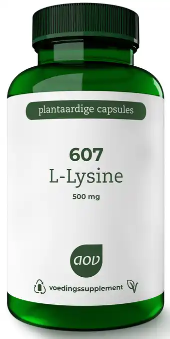 De Online Drogist Aov 607 l- lysine hcl 500mg vegacaps 90vcp aanbieding