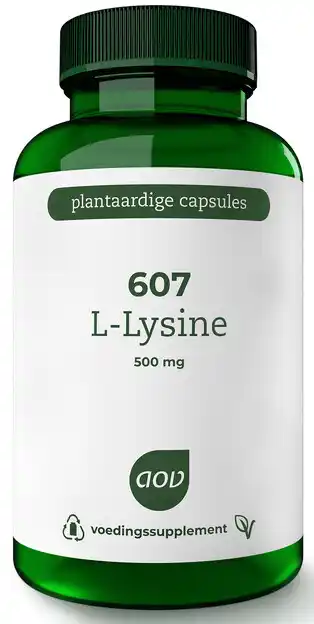 De Online Drogist Aov 607 l- lysine hcl 500mg vegacaps 90vcp aanbieding