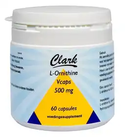 De Online Drogist Clark l ornithine capsules 60cp aanbieding