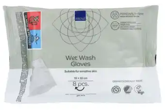 De Online Drogist Abena vochtige washand ongeparfumeerd 8st aanbieding