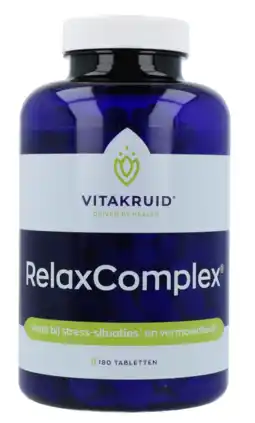 De Online Drogist Vitakruid relaxcomplex tabletten 180tb aanbieding