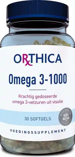 De Online Drogist Orthica omega 3-1000 softgels 30sg aanbieding