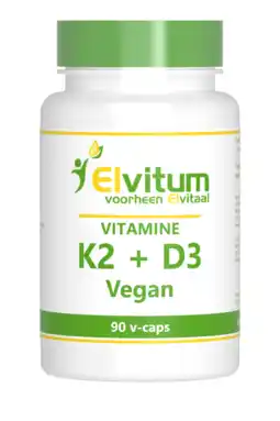 De Online Drogist Elvitum vitamine k2 d3 vegicaps 90cp aanbieding