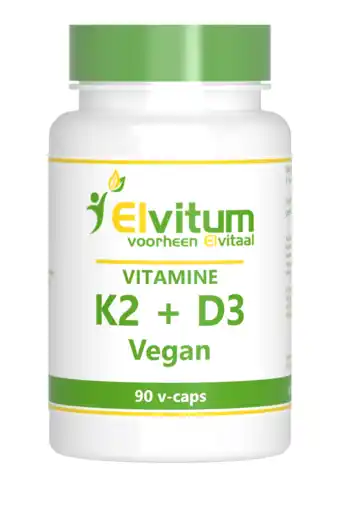 De Online Drogist Elvitum vitamine k2 d3 vegicaps 90cp aanbieding