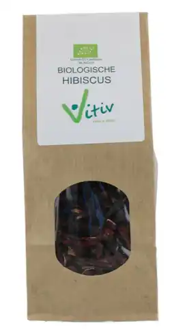De Online Drogist Vitiv biologische hibiscus 50gr aanbieding
