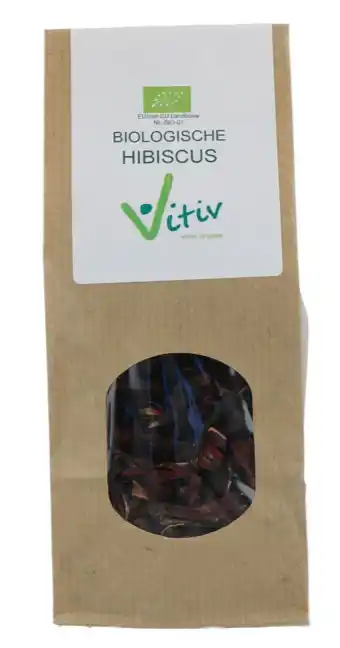 De Online Drogist Vitiv biologische hibiscus 50gr aanbieding