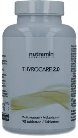 De Online Drogist Nutramin thyrocare 2.0 tabletten 90tb aanbieding