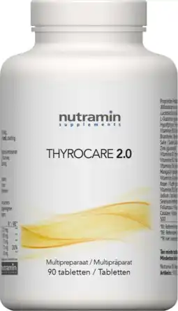 De Online Drogist Nutramin thyrocare 2.0 tabletten 90tb aanbieding