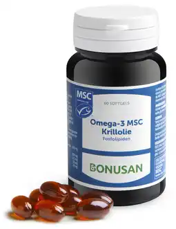 De Online Drogist Bonusan omega-3 msc krillolie softgels 60sg aanbieding