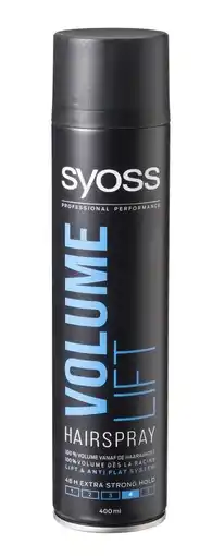 De Online Drogist Syoss volume lift hairspray 400ml aanbieding